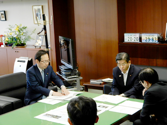 6月5日西脇京都知事と国土交通大臣に要請